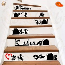 Topini family adesivi murali