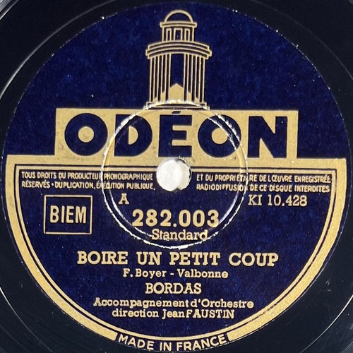 Bordas boire petit coup - un, /