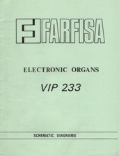 FARFISA VIP-233 Service Manual Schematic diagram Schema elettrico Schaltplan PDF