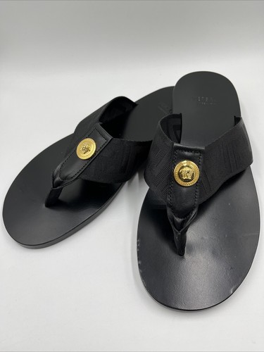 Versace sandali neri greca - versace,