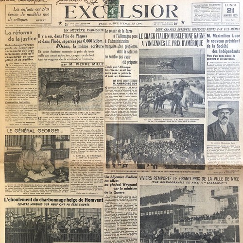 Journal excelsior 1935 - 21/01/1935, #