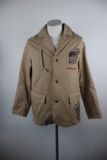 QUICKSILVER GIUBBINO GIACCA UOMO Tg S MAN CASUAL VINTAGE JACKET COTONE