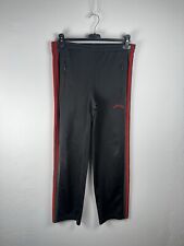 Adidas 90s Pantaloni Tuta TrackPants Trousers Vintage Grigio Rosso L Donna