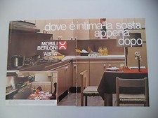advertising Pubblicità 1970 MOBILI CUCINE BERLONI