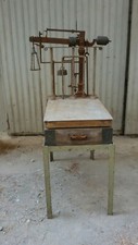 Antica BILANCIA PESA BASCULA BULGARI SANTO inizi del '900 PORTATA 100 kg