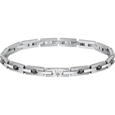 MASERATI JM422ATJ10 BRACCIALE UOMO ACCIAIO 22cm LIST. 99€ SOTTOCOSTO