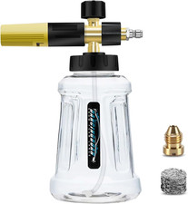 Lancia Schiuma Da Neve Con Attacco Rapido 1/4 per Pistola Idropulitrice, 1L Snow