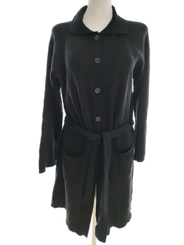 Minimalist cardigan nero misto - nero,