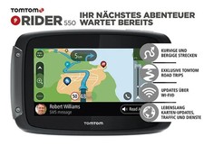 TomTom Rider 550 World, mappe