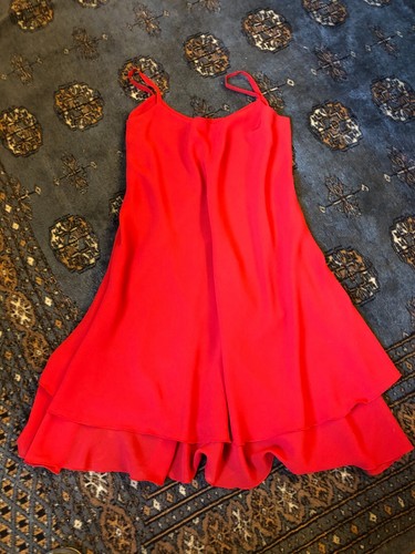Abito voile rosso - in,