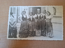 FOTO CARTOLINA DONNE IN COSTUME LOCALE AREZZO 1935