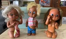 3x Bambola in vinile gomma HONG KONG BABY NAKED