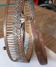 ALZATINA ART DECÒ IN METALLO ? CONTENITORE INTERNO IN VETRO ORIGINALE .