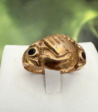 ring borbonico Anello gold ANTIQUE ORO ANTICO 6/7KT FINE800 SMALTI  mani RARITA'