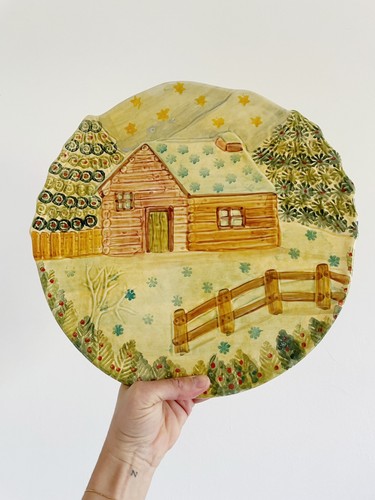 Piatto vintage italica - piatto,