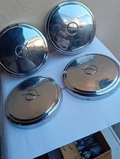 Kit 4 Borchie Cromate Originali Opel Copri Ruota Diametro 24 Cm per Opel Epoca