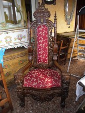 Grandissimo Trono in legno