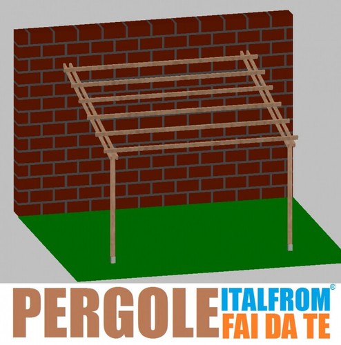 Pergola legno impregnato - in,