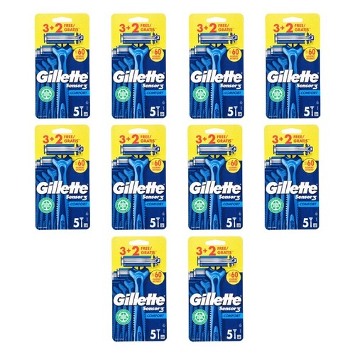 50pz gillette sensor comfort - 50pz, 3