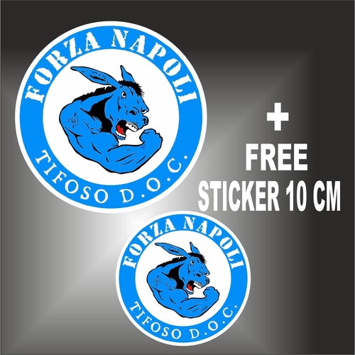 Adesivo ciuccio forza napoli - adesivo,