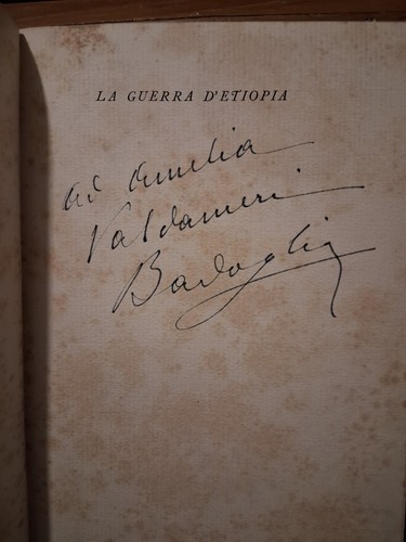 Badoglio guerra etiopia - la, d'