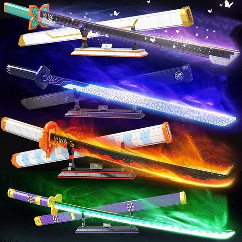 Katana spada luminosa blocchi - luminosa,