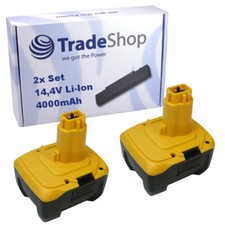 2x Trade-Shop batteria 14,4 V