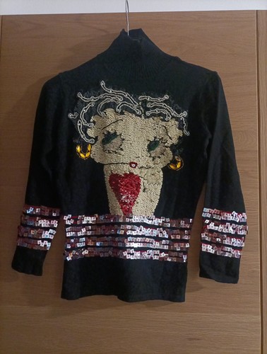Maglia plums betty boop - maglia,