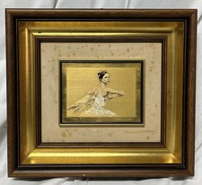 Riproduzione su lamina d’oro 18 Kt de “La danza (Liliana Cosi)” di  Attilio Melo