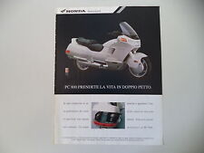 advertising Pubblicità 1991 HONDA PC 800 PACIFIC COAST
