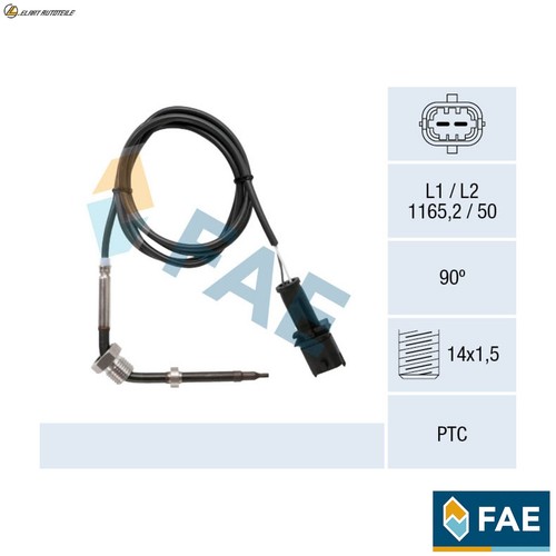 Sensore temperatura gas - gas, di