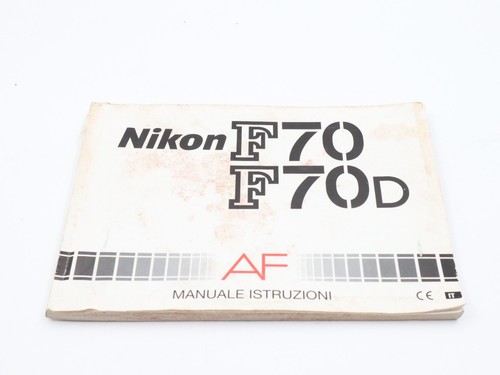 Nikon f70 f70d manuale - nikon,