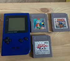 gameboy pocket blue With Games