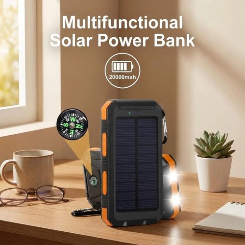 Power bank solare 20000mah - bank,