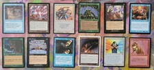 Magic the Gathering  LOTTO MtG 12 BELLE carte VINTAGE  da COLLEZIONE - MtG