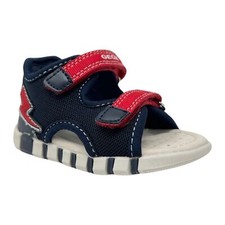 GEOX B455PA 01454 SANDALO PRIMI PASSI CON INSERTI MESH (SAETTA ROSSA)