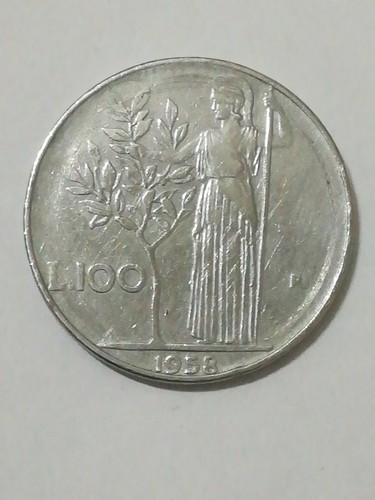 Moneta 100 lire 1958 - moneta,