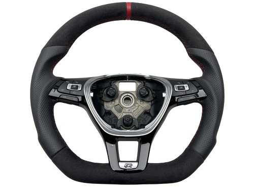 Volante tuning pelle alcantara