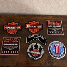 Harley davidson 7pcs - harley-davidson, patches