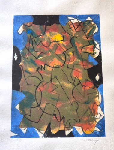 Mark tobey serigrafia - mark, tobey,