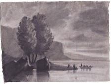 Costiere Landscape Con Boat