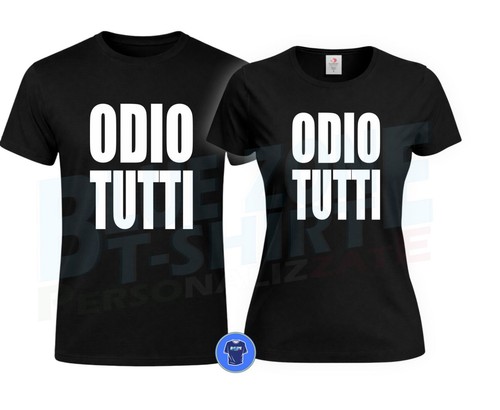 Maglietta odio tutti - maglietta,