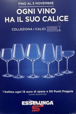 90 Bollini Calici Riedel Collezione Esselunga 2025
