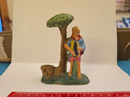 Personaggio presepe vintage - personaggio,