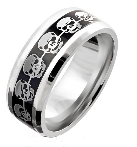 Anello fede nuziale teschio - nuziale,