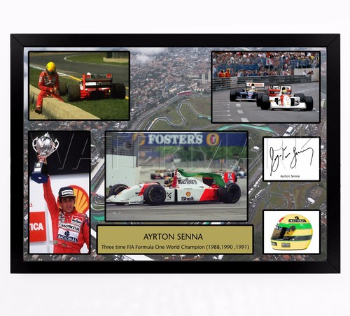 Ayrton senna stampa - senna, firmata