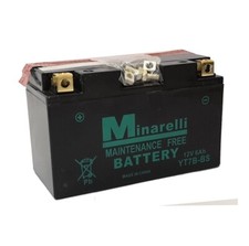 BATTERIA MOTORPARTS YT7B-BS PER YAMAHA XENTER 150 4T ANNO 2012 NO MANUTENZIONE