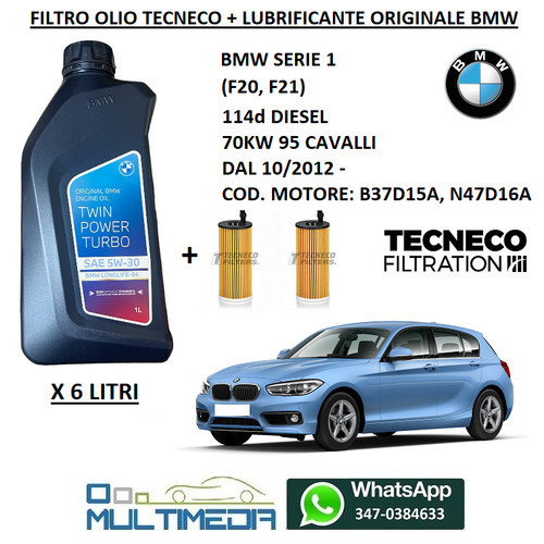 Filtro olio tecneco - filtro,