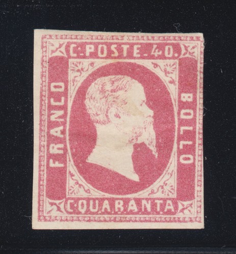 Sardegna mog 1851 40c - sc, 3