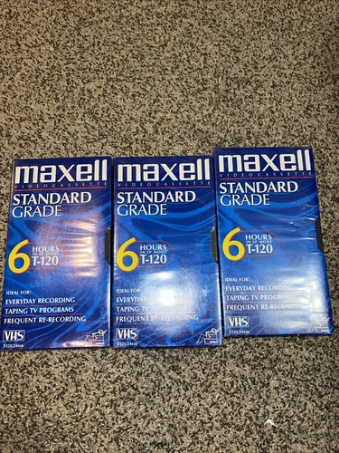 Videocassetta maxell 120 - videocassetta, t-120